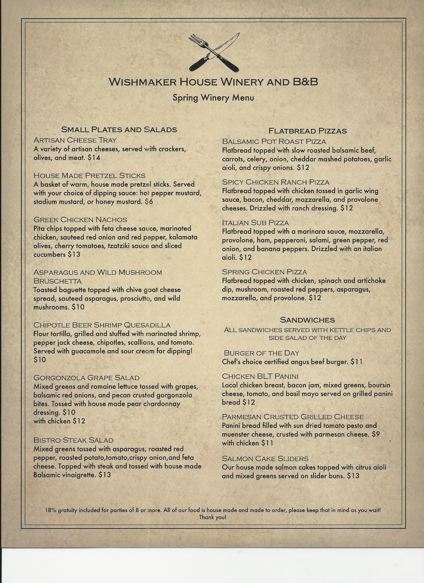 Ohio Winery Wishmaker House Ohio Winery Lodging